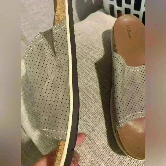 LL Bean womens slides suede nwot - Picture 2 of 6